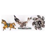 MEXICO STERLING SILVER ENAMELED LADIES BROOCHES