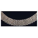 14K YELLOW GOLD ITALIAN PANTHER LINK NECKLACE
