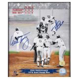 1978 DENT HOME RUN AUTOGRAPHED PHOTO COA