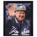 NYY DON ZIMMER AUTOGRAPHED FRAMED PHOTO