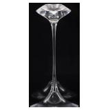 KOSTA BODA FANFARE SWEDEN CRYSTAL CANDLESTICK
