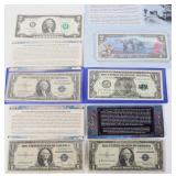 ASSORTED U.S. COMMEMORATIVE & OBSOLETE CURRENCY(6)