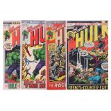 THE INCREDIBLE HULK #152, 156,157, &158