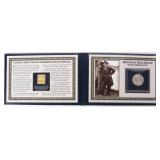 ULYSSES S. GRANT SILVER HALF DOLLAR & STAMP BOOK