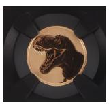 2026 NIUE G$1 T-REX NGC REVERSE PF-70 1G GOLD COIN