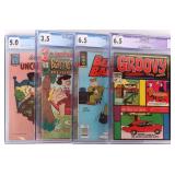 CARTOON COMICS SCROOGE BEETLE BAILY FLINTSTNS CGC