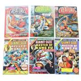 CREATURES ON THE LOOSE & KUNG-FU COMICS (6)