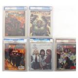COLLECTIBLE GRADED COMIC BOOKS - LOT OF 5