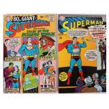SUPERMAN #185 & 202 GIANT-SIZED BIZARRO ISSUE HIGH