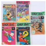 WHITMAN COMIC 3-PACS TWILIGHT ZONE DISNEY ETC (5)
