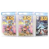 X-O MANOWAR #14 (2) & 15 CGC GRADED