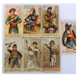 ARMS OF ALL NATIONS ANTIQUE TOBACCO CARDS LOT OF 7