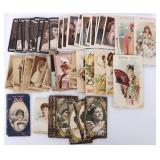 CELEBRITY & PERFORMER TOBACCO CARDS (80)