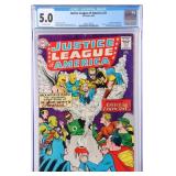 JUSTICE LEAGUE OF AMERICA #21 SILVER AGE JSA CGC 5