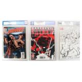 DAREDEVIL: FATHER #2 & DD V2 # 2 & 89 CGC & PGX