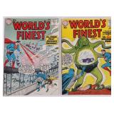 WORLD'S FINEST #110 & 115 DC COMICS 1960 VF