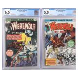 WEREWOLF BY NIGHT 33 & 37 2ND & 3RD MOON NIGHT CGC