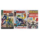AVENGERS #9, 42, 71 (1ST WONDER MAN & INVADERS)