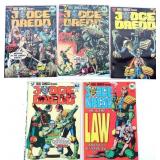 JUDGE DREDD EAGLE COMICS #1-5 NM 1ST ISSUE