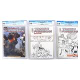 IDW SIMON FURMAN -ATION TRILOGY LOT ALL CGC 9.8 NM