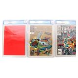 FANTASTIC FOUR #347, 348, 371 CGC GRADED