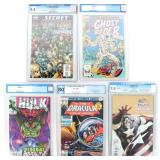 ASSORTED SILVER/MODERN ERA MARVEL CGC GRADED