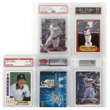 HIGH GRADE SLABBED COLLECTIBLE BASEBALL CARDS (5)