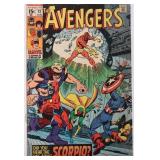 AVENGERS #72 FIRST TEAM APP. OF ZODIAC CARTEL