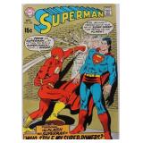 SUPERMAN 220 FLASH APPEARANCE SILVER AGE COMIC NM-