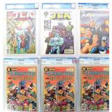 MORRISON JLA  9 & 10, JLA / AVENGERS #1, MORE CGC