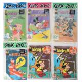 WHITMAN COMIC 3-PACS MICKEY BUGS TOM & JERRY (6)
