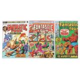 FANTASTIC FOUR #107, #140 & #148 COMIC BOOKS