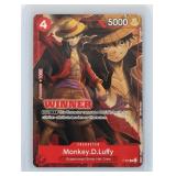 ONE PIECE CARDS MONKEY D. LUFFY P-007 WINNER