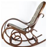 VINTAGE MIDCENTURY MODERN BENTWOOD ROCKING CHAIR