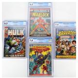 MARVEL BRONZE AGE COMICS CGC HULK SPIDERMAN (4)