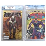 MACHINE MAN #1 & THUNDERBOLTS #112 GRADED COMICS