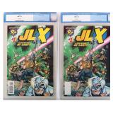 JLX  #1 CGC 9.2-9.6 AMALGAM COMICS LOT OF 2