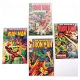 INVINCIBLE IRON MAN SILVER AGE MARVEL COMICS (4)