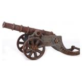 VINTAGE LARGE DESKTOP METAL CANNON REPLICA