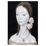 LLADRO LA MAJA RETIRED PORCELAIN 12.5' BUST #4668