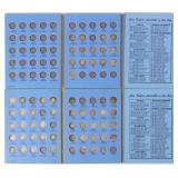 ROOSEVELT DIME COLLECTION BOOKS PARTIALLY FULL-(2)