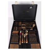 SBS-BESTECKE SOLIGNEN 24K GOLD PLATED 71PC SET
