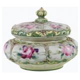 PORCELAIN CAPODIMONTE FAMILLE ROSE DISH