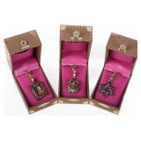SIGNED JAY STRONGWATER CHARMS W/ BOXES