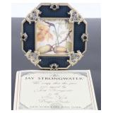 SIGNED JAY STRONGWATER PICTURE FRAME W/ BOX
