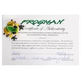 T. COTTERILL 'SALSA' FROGMAN SCULPTURE AP 35/100