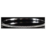 18K WHITE GOLD NATURAL DIAMOND LADIES BRACELET