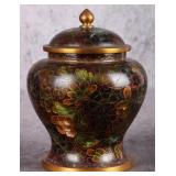 VINTAGE CHINESE CLOISONNE URN VASE