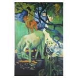 PAUL GAUGUIN THE WHITE HORSE REPRODUCTION