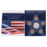 2008 UNITED STATES MINT ANNUAL UNC DOLLAR COIN SET